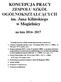 KONCEPCJA PRACY ZESPOŁU SZKÓŁ OGÓLNOKSZTAŁCĄCYCH im. Jana Kilińskiego w Mogielnicy