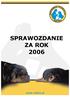 SPRAWOZDANIE ZA ROK 2006