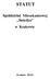 STATUT Spółdzielni Mieszkaniowej Śnieżka w Krakowie Kraków 2012r.