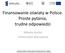 Finansowanie oświaty w Polsce. Proste pytania, trudne odpowiedzi. Mikołaj Herbst Uniwersytet Warszawski