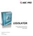 LEGISLATOR. Data dokumentu:17 września 2012 Wersja: 1.3 Autor: Piotr Jegorow