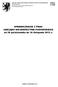 SPRAWOZDANIE Z PRAC ZARZĄDU WOJEWÓDZTWA POMORSKIEGO od 20 października do 16 listopada 2012 r.