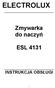 ELECTROLUX Zmywarka do naczy ESL 4131 INSTRUKCJA OBS!UGI