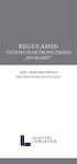 REGULAMIN SYSTEMU ELEKTRONICZNEGO INTRANET. SĄDU ARBITRAŻOWEGO przy Konfederacji Lewiatan