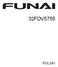 FUNAI BRAND NEW PRODUCT LOGO (revised edition 1,APR.,2010 32FDV5755 POLSKI