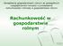 Rachunkowość w gospodarstwie rolnym