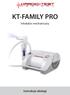 KT-FAMILY PRO. Inhalator mechaniczny. Instrukcja obsługi