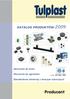 Tulplast. Producent KATALOG PRODUKTÓW 2009. Akcesoria do bram. Akcesoria do ogrodzeñ. Standardowe elementy z tworzyw sztucznych