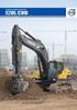 KOPARKI GĄSIENICOWE VOLVO EC250D, ec300d. 24,5-33,4 t 207-231 KM