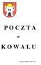 P O C Z T A K O W A L U. Kowal - listopad - 2015 rok