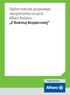 Ogól ne wa run ki gru powego ubezpie cze nia na ży cie Allianz Rodzina Z Rodziną Bezpieczniej