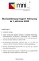 Skonsolidowany Raport Półroczny za I półrocze 2009