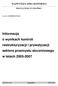 Informacja o wynikach kontroli restrukturyzacji i prywatyzacji sektora przemysłu stoczniowego w latach 2005-2007