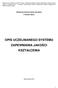 OPIS UCZELNIANEGO SYSTEMU ZAPEWNIANIA JAKOŚCI KSZTAŁCENIA
