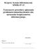 Krajowy System Informatyczny SIMIK 07-13. Tymczasowe procedury zgłaszania problemów/zmian/incydentów dot. naruszenia bezpieczeństwa informacyjnego.