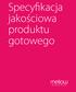 Specyfikacja jakościowa produktu gotowego