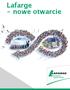 Lafarge - nowe otwarcie