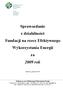 za 2009 rok Katowice, grudzień 2010 Fundacja na rzecz Efektywnego Wykorzystania Energii