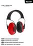 906-019. Bruksanvisning för hörselskydd Bruksanvisning for hørselvern Instrukcja obsługi nauszników ochronnych User Instructions for Ear Protection