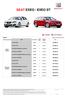 SEAT EXEO / EXEO ST. Cennik Cennik 3/2012 ważny od 02.07.2012. EXEO (sedan) EXEO ST (kombi) 1.8 TSI 160 KM 3R2221 4 6-biegowa 92 090 zł