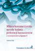 Mikroekonometryczne metody badania preferencji konsumentów. z wykorzystaniem programu R. Andrzej Bàk