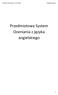 Publiczne Gimnazjum nr 33 w Łodzi. Przedmiotowy System Oceniania z języka angielskiego