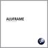 ALUFRAME SYSTEMY RAMOWE