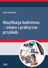 MAciej wojdowski. Klasyfikacja budżetowa zmiany i praktyczne przykłady