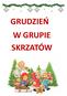 GRUDZIEŃ W GRUPIE SKRZATÓW