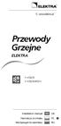 www.elektra.pl Przewody Grzejne ELEKTRA VCD25 VCD25/400 V UK PL RU Installation manual Instrukcja montażu Инструкция по монтажу