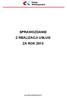 SPRAWOZDANIE Z REALIZACJI USŁUG ZA ROK 2013