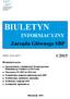 BIULETYN INFORMACYJNY 1/2015 ISSN: 1232-4477. W numerze m.in.: