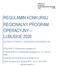 REGULAMIN KONKURSU REGIONALNY PROGRAM OPERACYJNY LUBUSKIE 2020