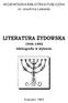 WOJEWÓDZKA BIBLIOTEKA PUBLICZNA im. Joachima Lelewela. LITERATURA YDOWSKA 1946 1992 bibliografia w wyborze