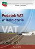 PODATEK VAT W ROLNICTWIE