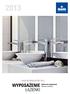 KATALOG PRODUKTÓW 2013 WYPOSAŻENIE. Bathroom equipment Ванная комната ŁAZIENKI