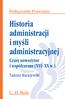 Historia administracji i myśli administracyjnej