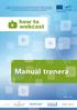 Manual trenera. ver. 2.0. Partnerzy: