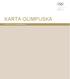 KARTA OLIMPIJSKA OBOWIĄZUJE OD 8 GRUDNIA 2014