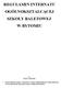 REGULAMIN INTERNATU OGÓLNOKSZTAŁCĄCEJ SZKOŁY BALETOWEJ W BYTOMIU