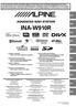 ADVANCED NAVI STATION INA-W910R. ALPINE ELECTRONICS OF AUSTRALIA PTY. LTD. 161-165 Princes Highway, Hallam Victoria 3803, Australia Phone 03-8787-1200