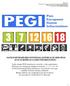 OGÓLNOEUROPEJSKI SYSTEM KLASYFIKACJI GIER PEGI (PAN EUROPEAN GAMES INFORMATION)
