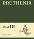 PRUTHENIA TOM III Olsztyn 2008