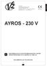 AYROS - 230 V NIEODWRACALNY ELEKTROMECHANICZNY NAPĘD