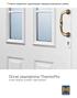 Drzwi zewnętrzne ThermoPro Ze stali i aluminium, do domów i wejść boczwnych