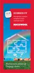 10 lat ECOROCK FF. gwarancji ROCKWOOL. Kompletny system ociepleń ścian zewnętrznych. Wymarzona elewacja Twojego domu