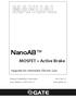 NanoAB. MOSFET + Active Brake. Upgrade for Automatic Electric Gun. Product Installation Instruction Last Update in 2013 Jan 17