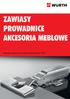 ZAWIASY PROWADNICE AKCESORIA MEBLOWE