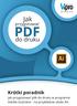 PDF. Jak. do druku. Krótki poradnik. przygotować. jak przygotować plik do druku w programie Adobe Ilustrator - na przykładzie ulotki A4.