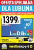 1399, DLA LUBLINA 40 A + SETKI PRODUKTÓW W OBNIŻONYCH CENACH! 139 90 RAT. 100Hz USB HDMI